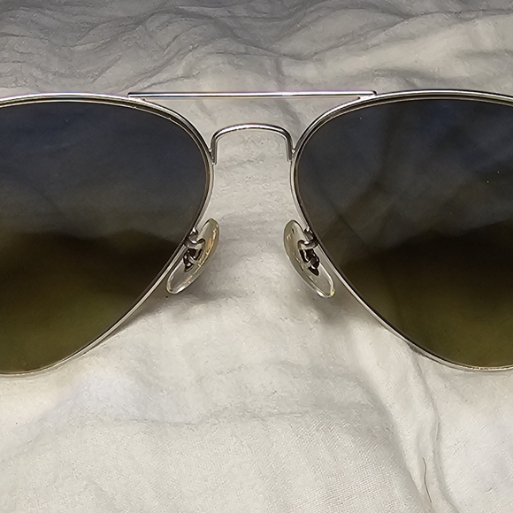 Ray-Ban Silver Aviator Sunglasses - Picture 8 of 10